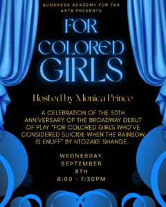 For Colored Girls Celebration with Monica Prince
