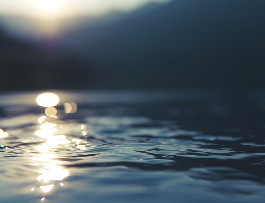 Sunlight on water