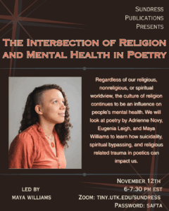 The Intersection of Religion and Mental Health in Poetry