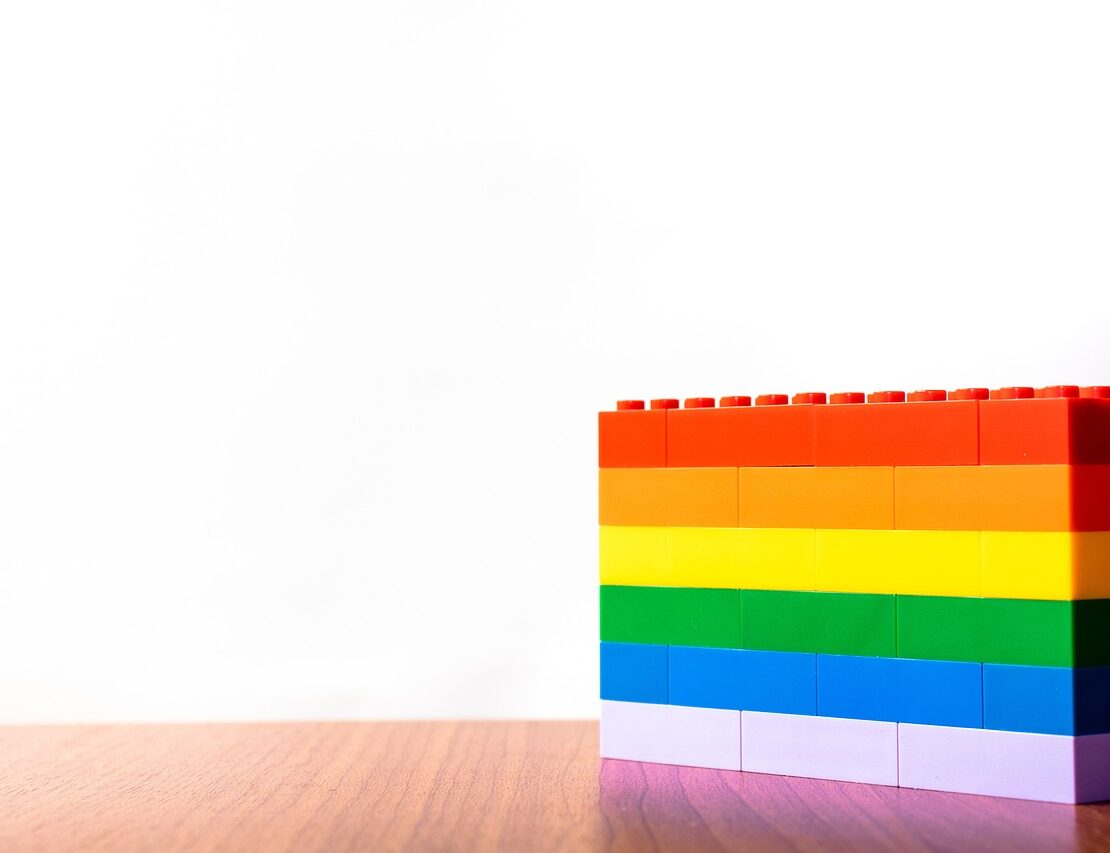 Rainbow legos
