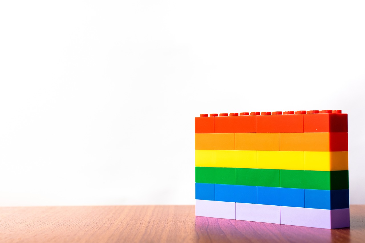 Rainbow legos