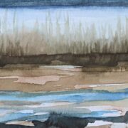 Watercolor of a marsh