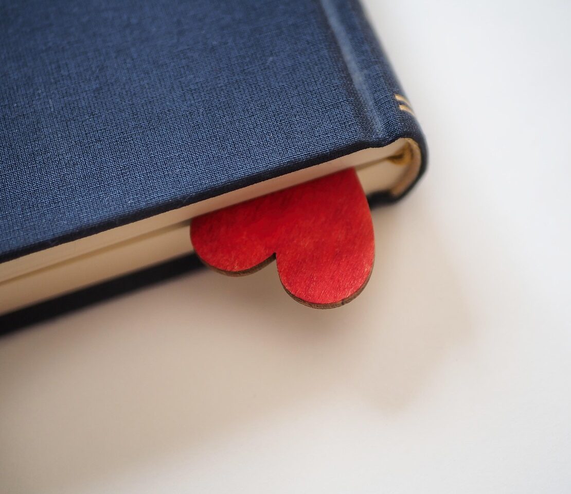Book with a heart