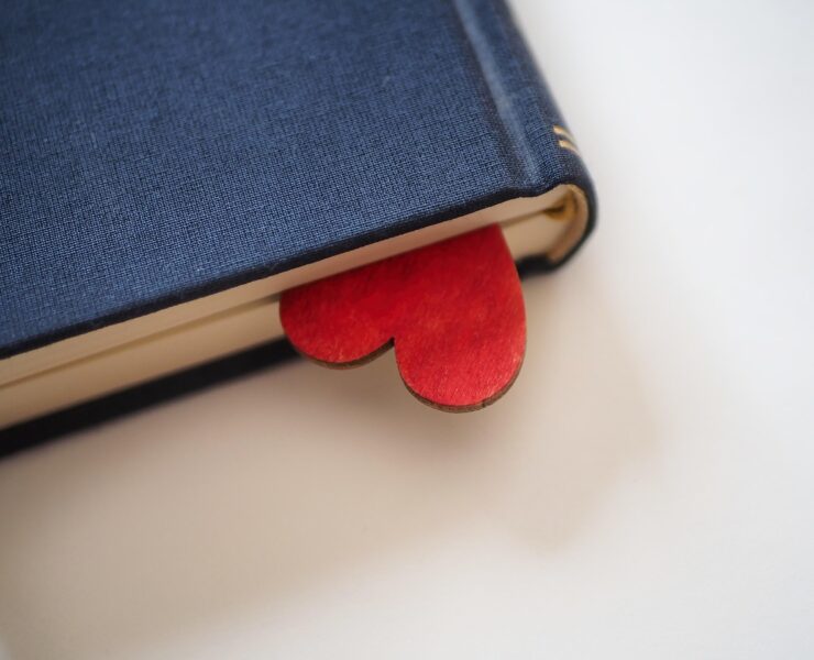 Book with a heart
